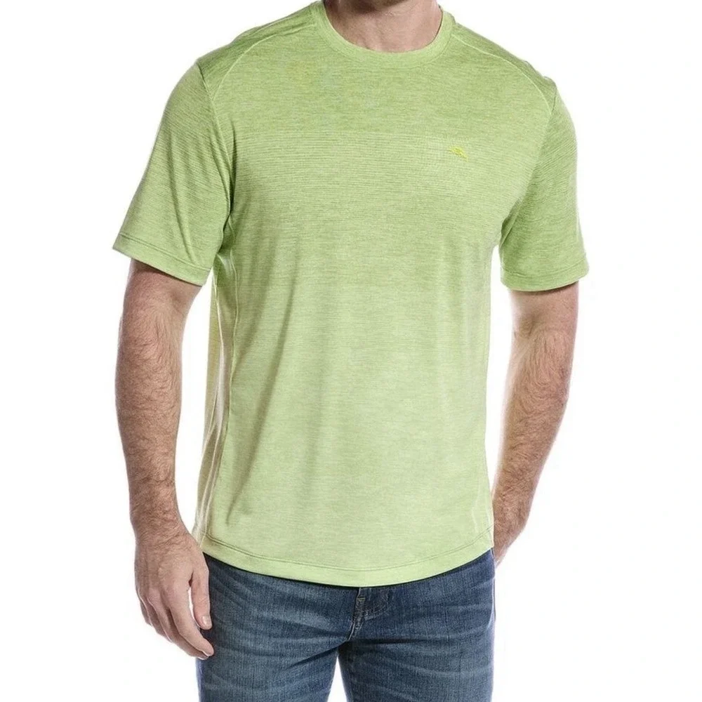 tommy bahama island zone Tee shirt Man's4XL Starter Green Oasis Fade Crew